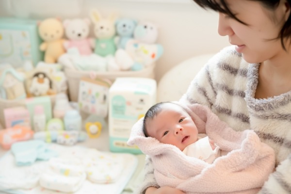 子供と赤ちゃんの似合う色　パーソナルカラー