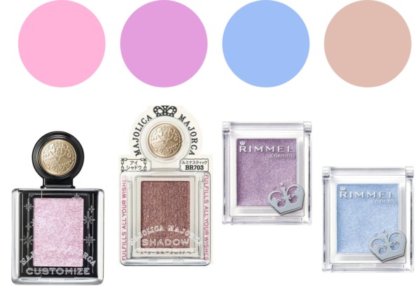 パーソナルカラー サマーに似合うメイクカラー ブルべ夏 アイシャドウ