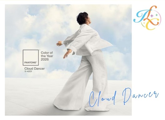 2026年流行色 白 クラウドダンサー パーソナルカラー